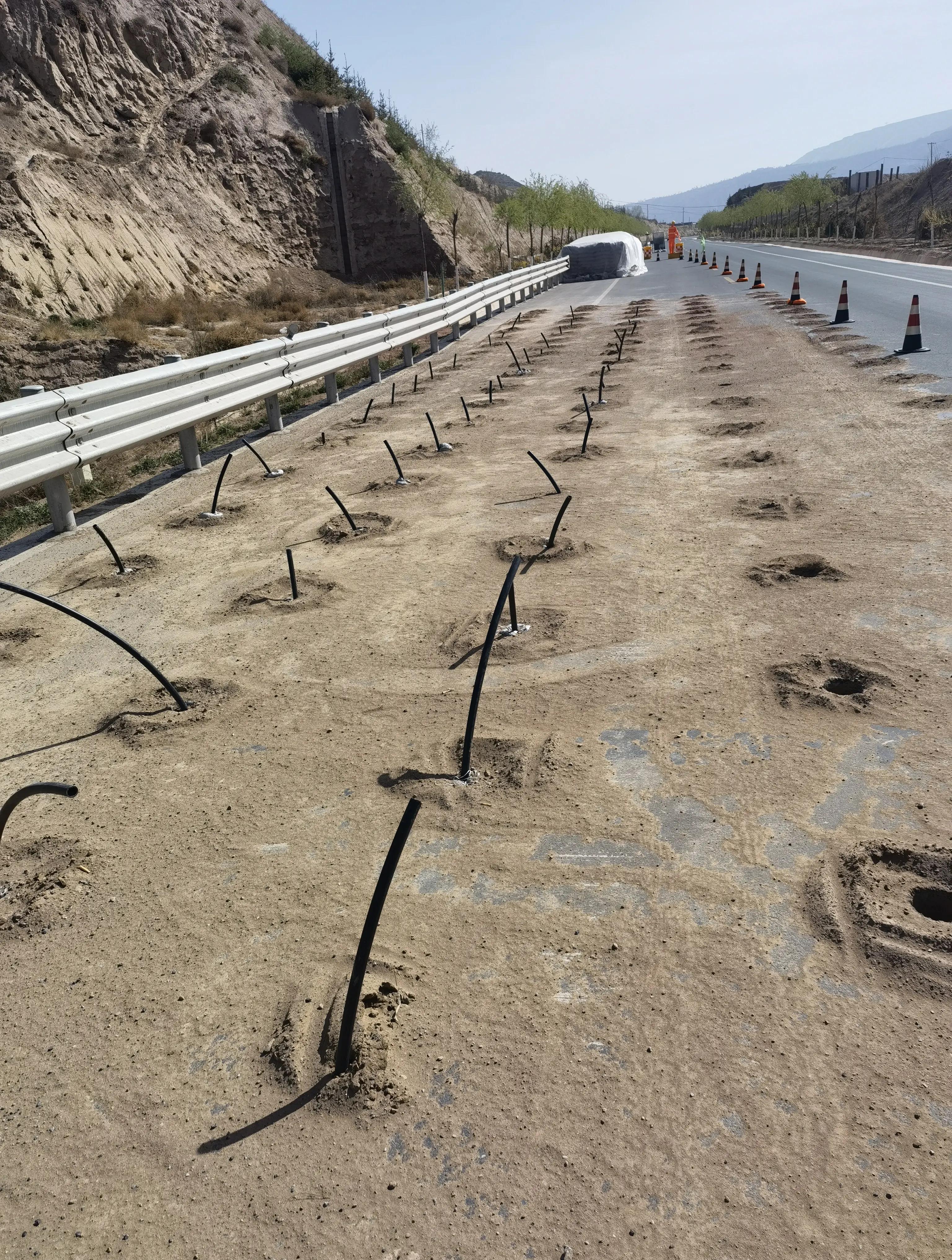信阳师河区路基加固